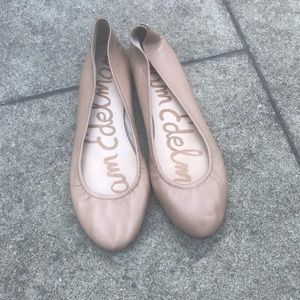 Sam Edelman nude flats slip on size 9
